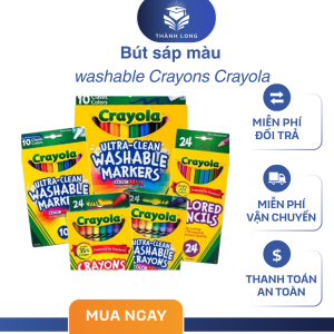 Bút sáp màu washable Crayons Crayola