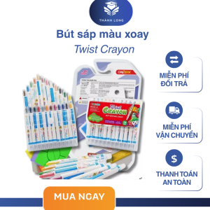 Bút sáp màu xoay Twist Crayon
