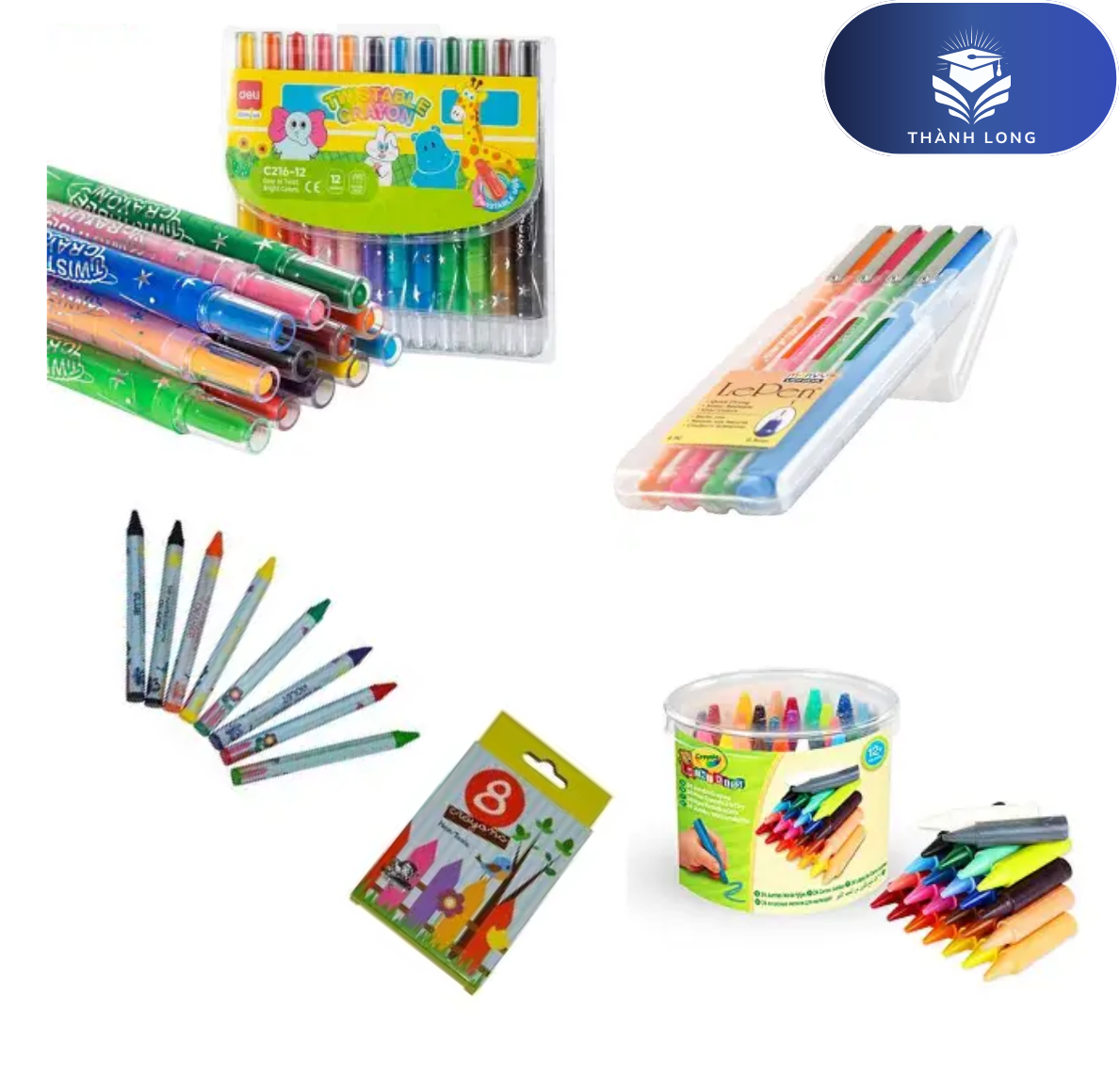 Bút sáp màu xoay Twist Crayon - Ảnh 2