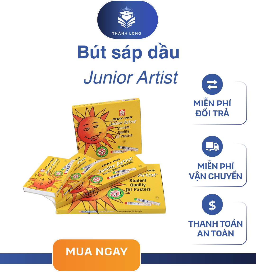 Bút sáp dầu Junior Artist